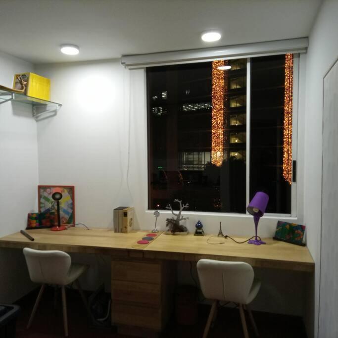 Acogedor apartamento en zona corporativa Ciudad Salitre Bogotá Exterior foto